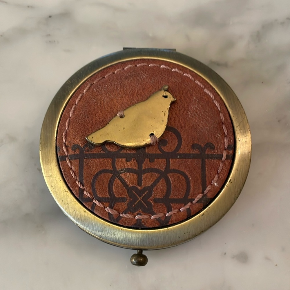 Bird Fossil Compact Mirror